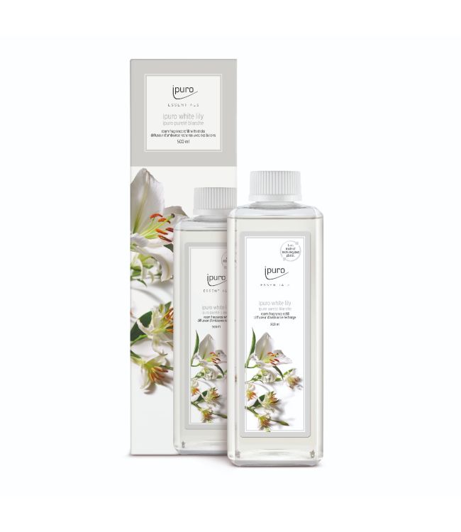 Ipuro geurdiffuser navulling white lily 500ml