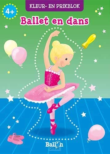 Bongers speelgoed kleur- en prikblok ballet en dans