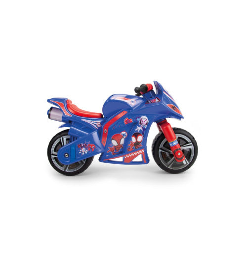 Injusa Ultimate Spider-Man loopmotor 95 cm blauw rood
