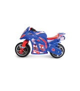 Injusa Ultimate Spider-Man loopmotor 95 cm blauw rood