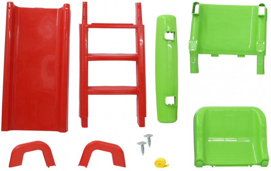 Jamara Funny glijbaan junior 145 x 59 x 79 cm rood groen