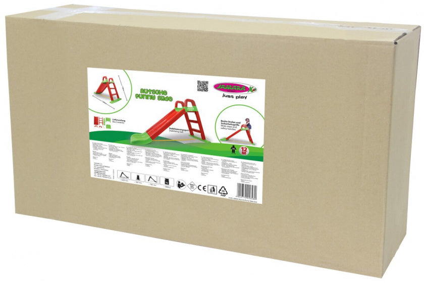 Jamara Funny glijbaan junior 145 x 59 x 79 cm rood groen