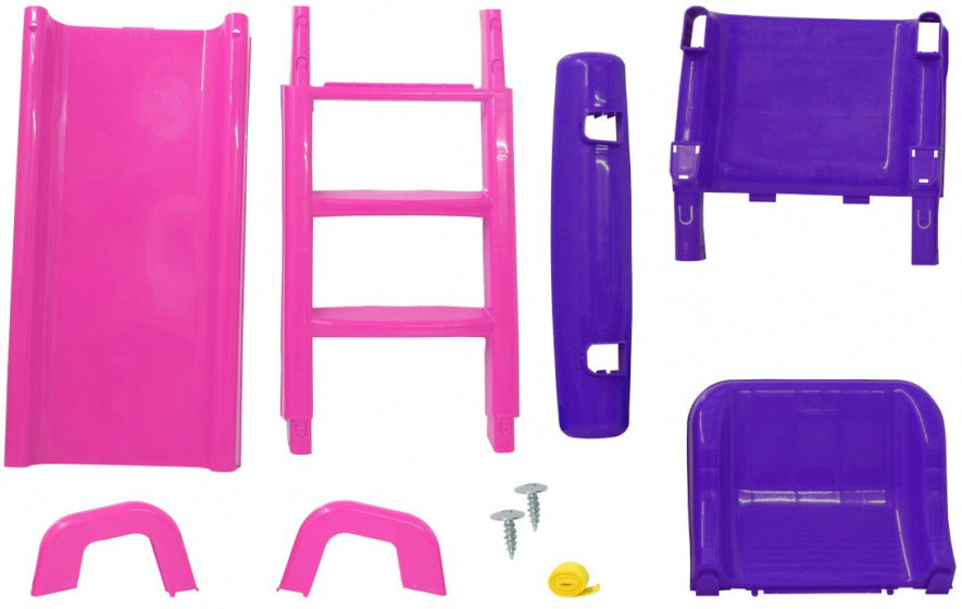 Jamara Funny glijbaan meisjes 145 x 59 x 79 cm roze paars