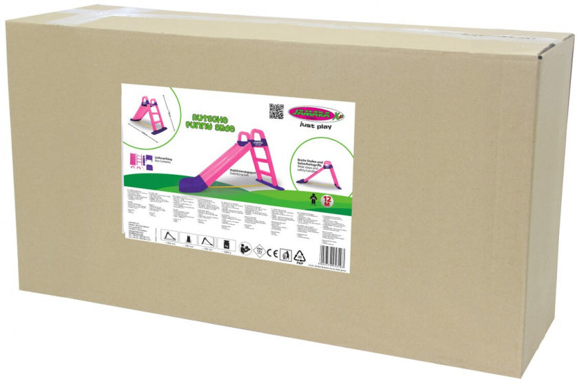 Jamara Funny glijbaan meisjes 145 x 59 x 79 cm roze paars