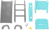 Jamara Funny glijbaan junior 145 x 59 x 79 cm turquoise grijs