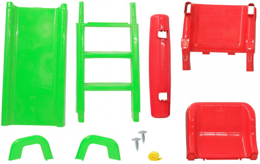 Jamara Funny glijbaan junior 145 x 59 x 79 cm groen rood