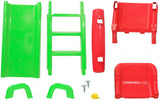 Jamara Funny glijbaan junior 145 x 59 x 79 cm groen rood