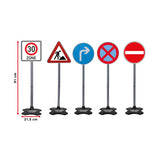 Jamara Verkeersborden groot 5-delig 81 cm