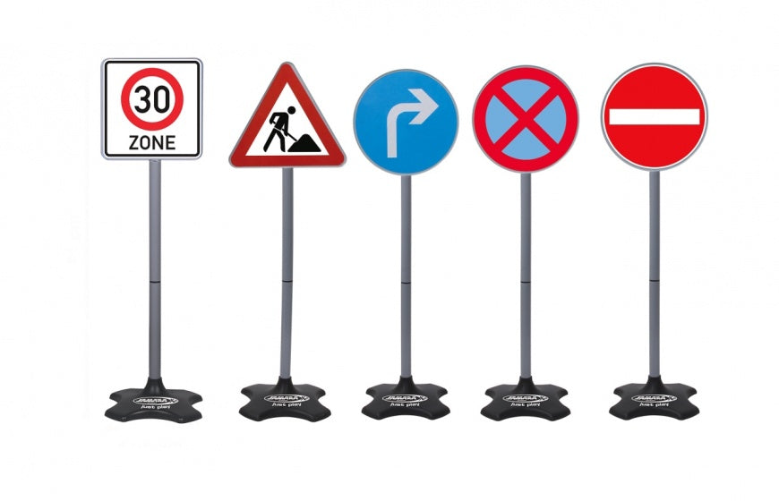 Jamara Verkeersborden groot 5-delig 81 cm