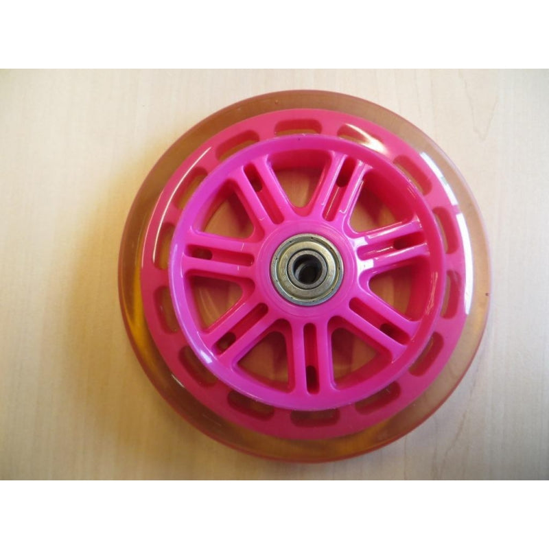 jd bug wiel 120 mm roze (incl. lagers)