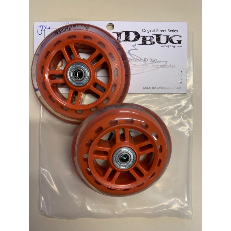 jd bug wielset 100 mm rood voor originele straat