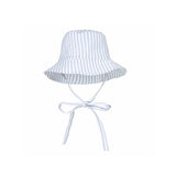 Blue stripes | blauw wit uv zonnehoed
