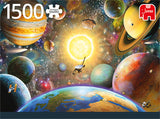 Jumbo Premium Floating in Outer Space legpuzzel 1500 stukjes
