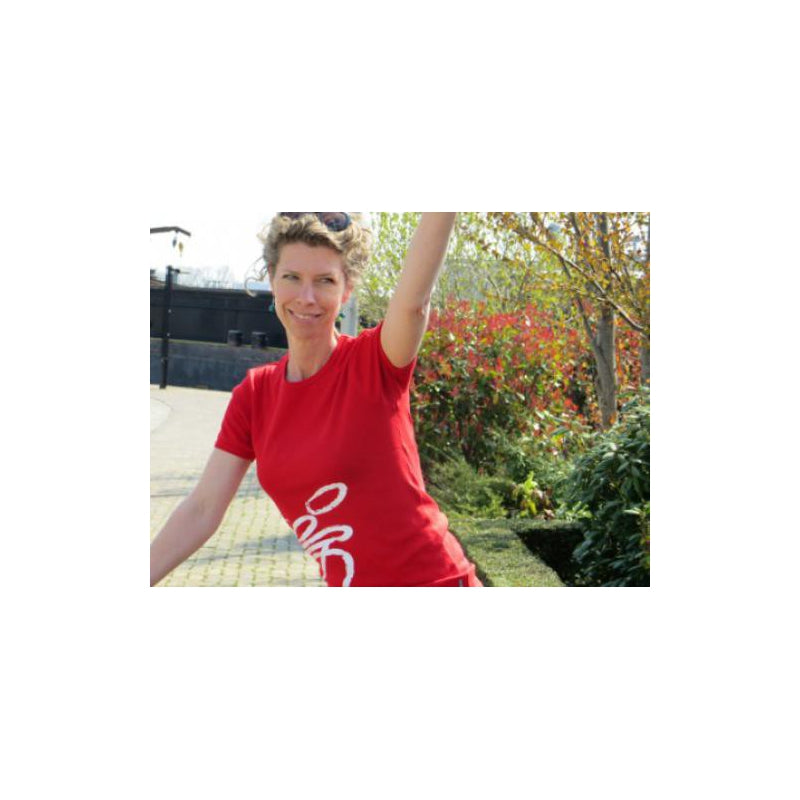 kickbike rood t-shirt maat m