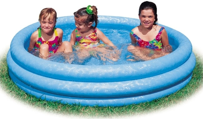 Intex blauw opblaasbaar zwembad