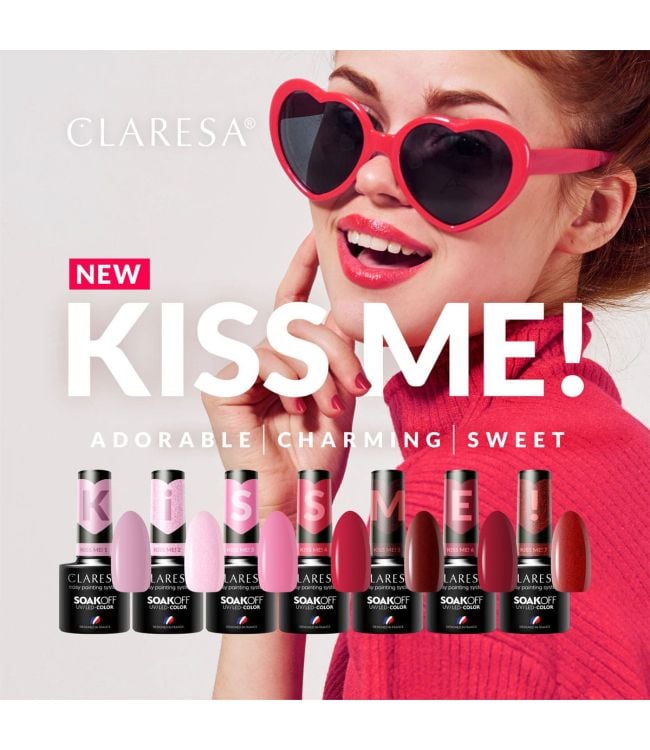 Claresa uv led gellak 5ml kiss me 1