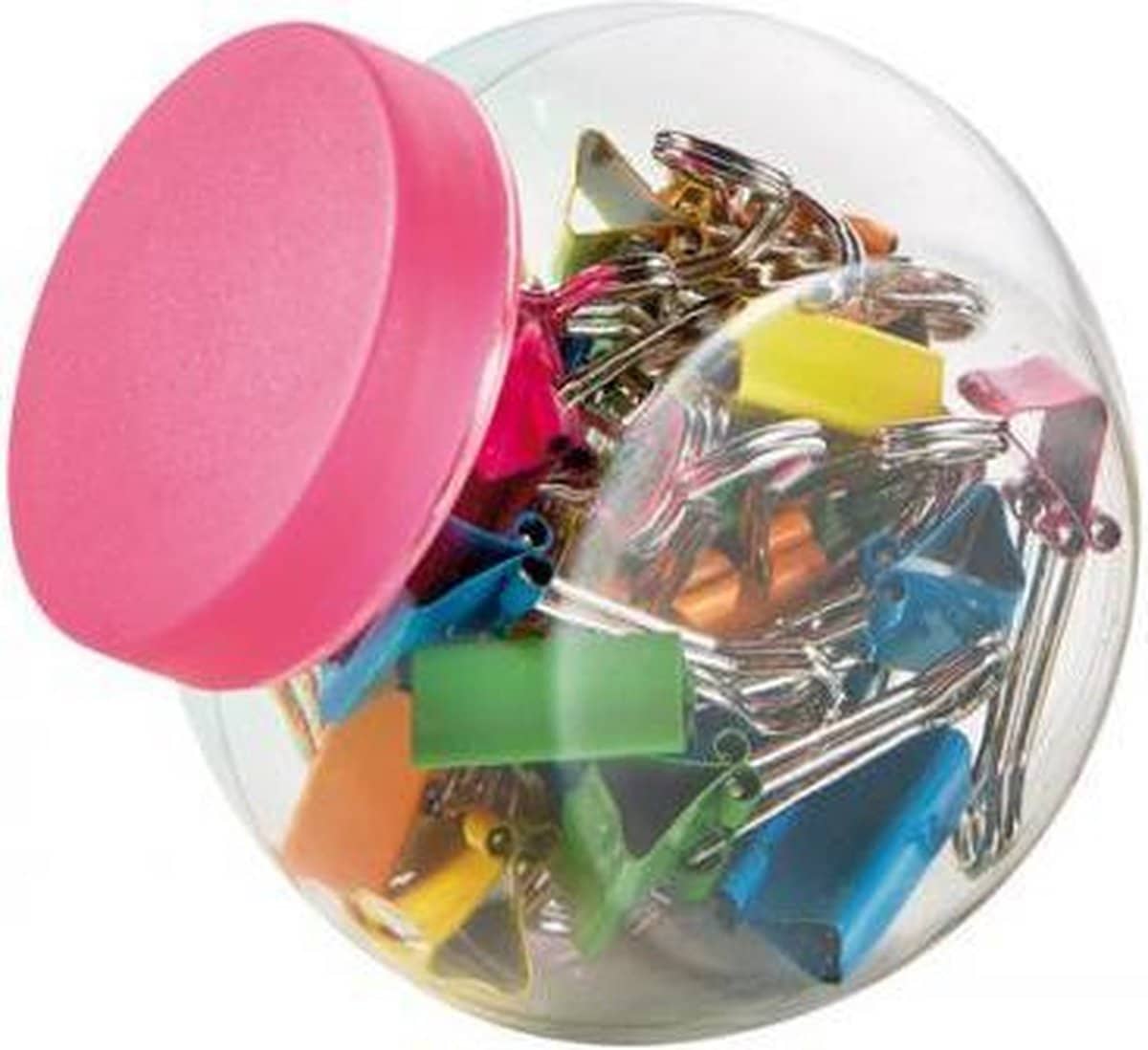 Van der doelen 25 papier klemmen in leuk potje om te bewaren