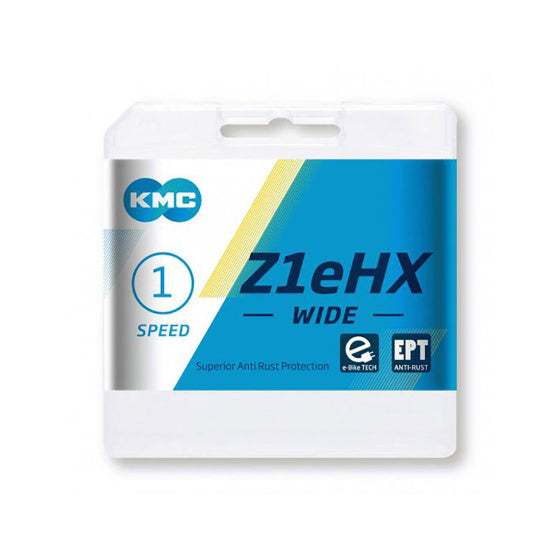 KMC Wide EPT Bicycle Lock - Z1eHX, 112s, 9.2mm, Zilver