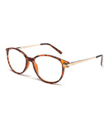 Spectrum leesbril havanna goud 2.50 klassiek rond