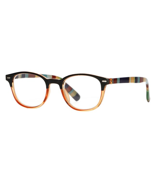 Spectrum leesbril transparant oranje gekleurd 1.50