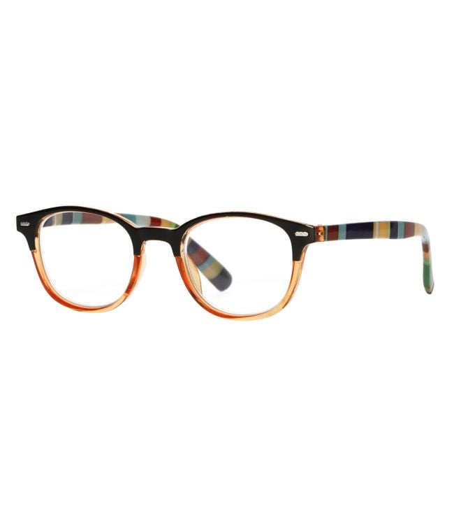 Spectrum leesbril transparant oranje gekleurd 3.50