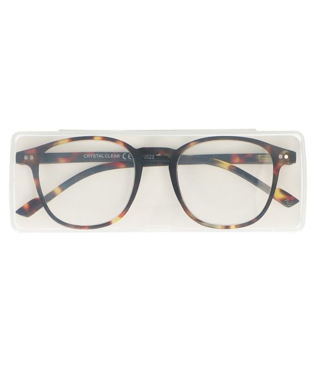 Spectrum leesbril ultra flat in case havana 1.00