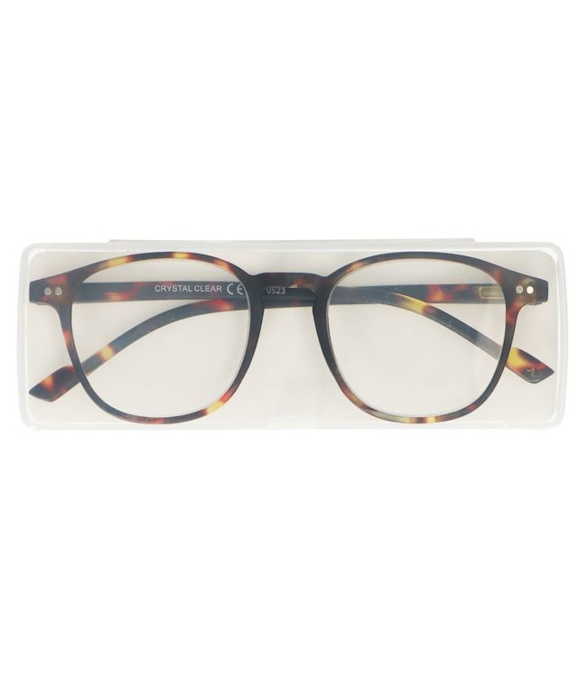 Spectrum leesbril ultra flat in case havana 2.00