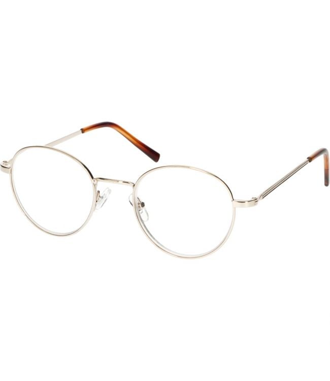 Spectrum leesbril rond zilver klassiek 2.00