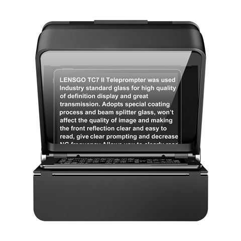 Lensgo teleprompter autocue tc7ii ultimate kit
