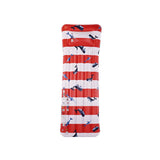 Ocean stripes | rood wit luxe luchtbed