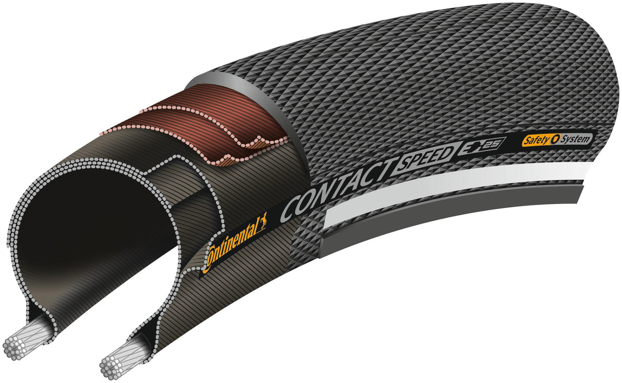 Buitenband Continental (42-559) 26-1.60 Contact Speed zwart