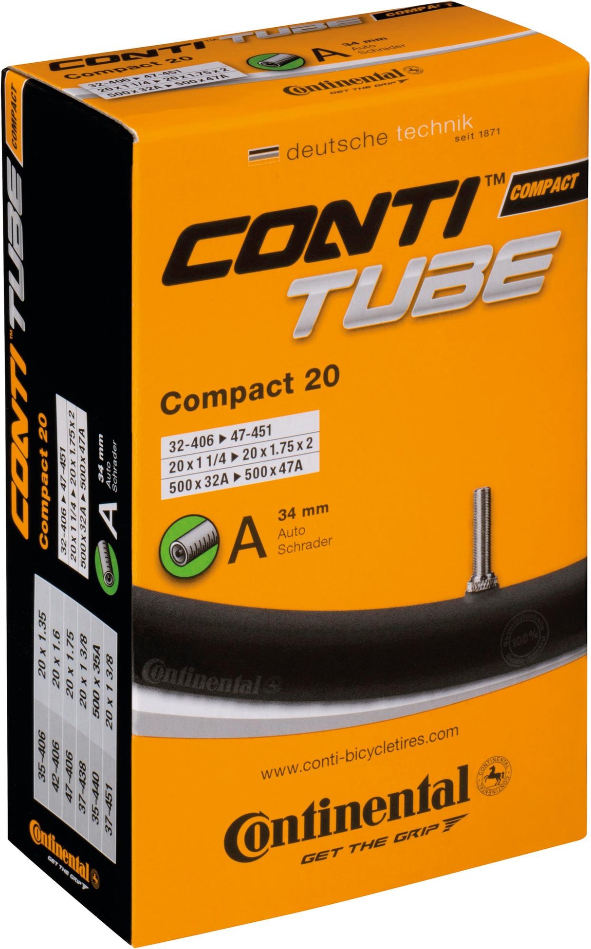 Continental conti tube compact 20 32 47-406 451 a34