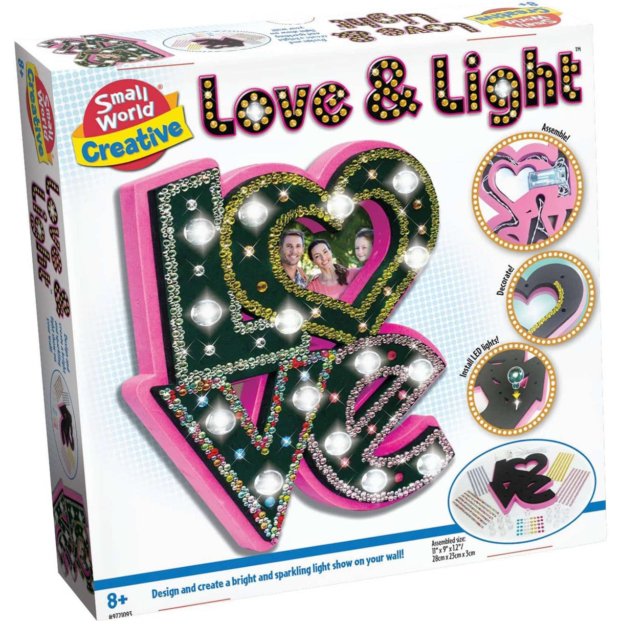Brandunit love en light, ontwerp je eigen licht show voor aan je muur