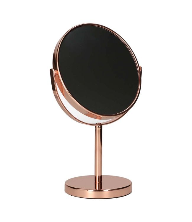 Lsp spiegels spiegel op voet rosé goud 30,5cm 7x vergrotend