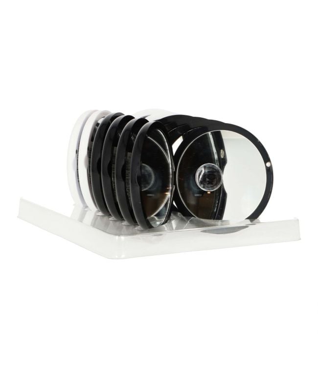 Lsp spiegels tasspiegel rond 10x vergrotend assorti