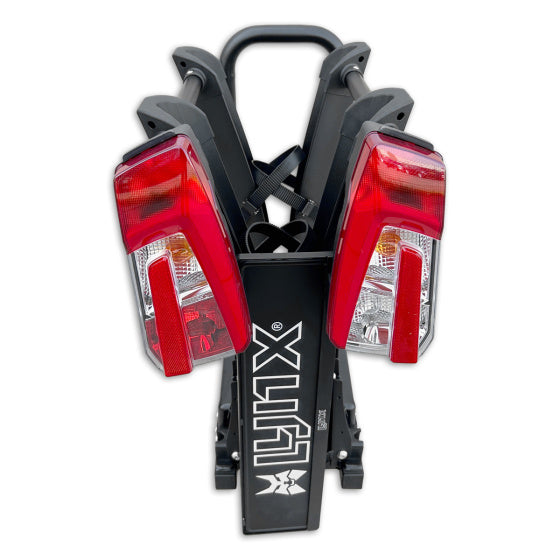 Lynx vleugels kantelbare fietsendrager voor 2 fietsen - trekhaak