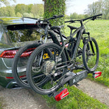 Lynx vleugels kantelbare fietsendrager voor 2 fietsen - trekhaak
