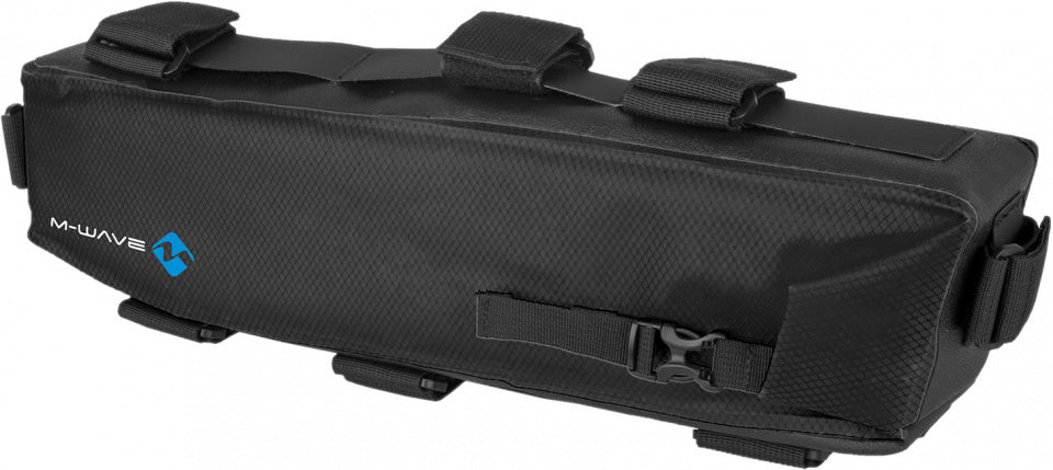 M-Wave Fietsaccuhoes Rough Ride B 59 x 13 cm polyester zwart