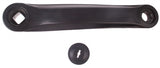 M-Wave Crank Met Cover Staal 170mm Links Zwart