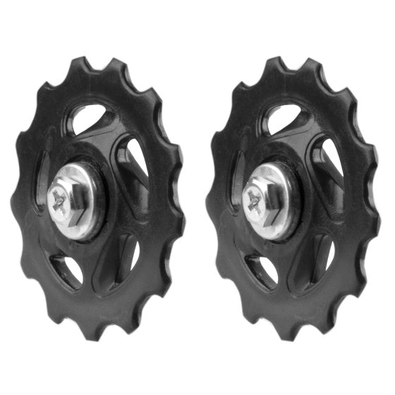 M-Wave Derailleurwieltjes 13 Tanden Ø 50 mm Zwart 2 stuks