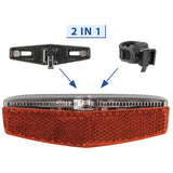 M-Wave Helios Achterlicht USB Accu Led Rood
