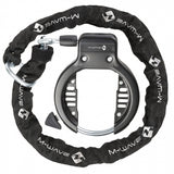 M-Wave Ringslot met insteekketting 1500 x 5,5 mm zwart