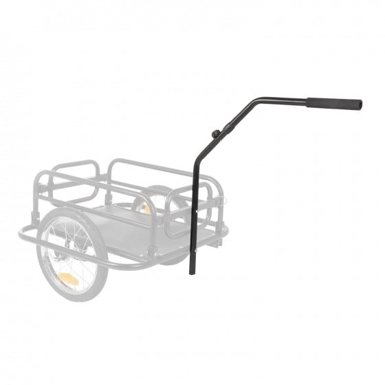 M-Wave Trekstang fietskar staal zwart 120 cm 3-delig