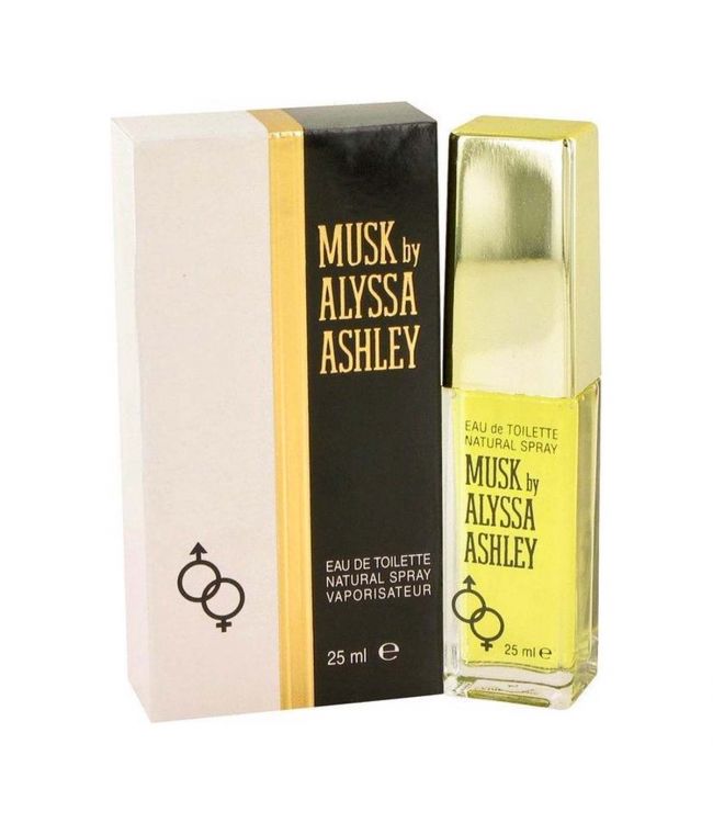 Alyssa ashley eau de toilette spray musk 25ml unisex