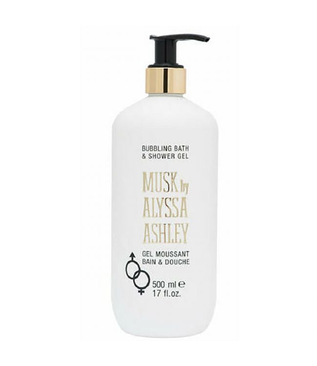 Alyssa ashley douche met pomp musk 500ml unisex