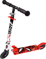 Marvel spider-man 2-wiel kinderstep jongens aluminium rood