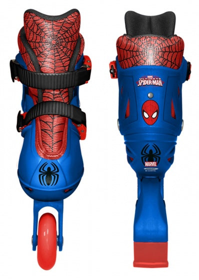 Spider-Man inlineskates hardboot rood blauw maat 30-33