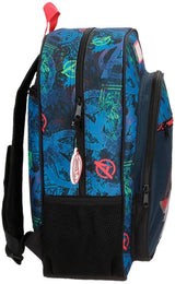 Marvel On The Warpath rugzak junior 13,7 liter donkerblauw zwart