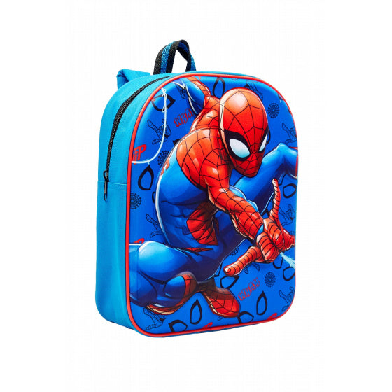 Marvel Spider-Man 3D Rugzak 30 x 25 Jongens blauw