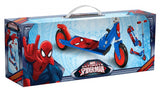 Marvel Spider-Man 2-wiel Kinderstep Opvouwbaar Voetrem Blauw Rood